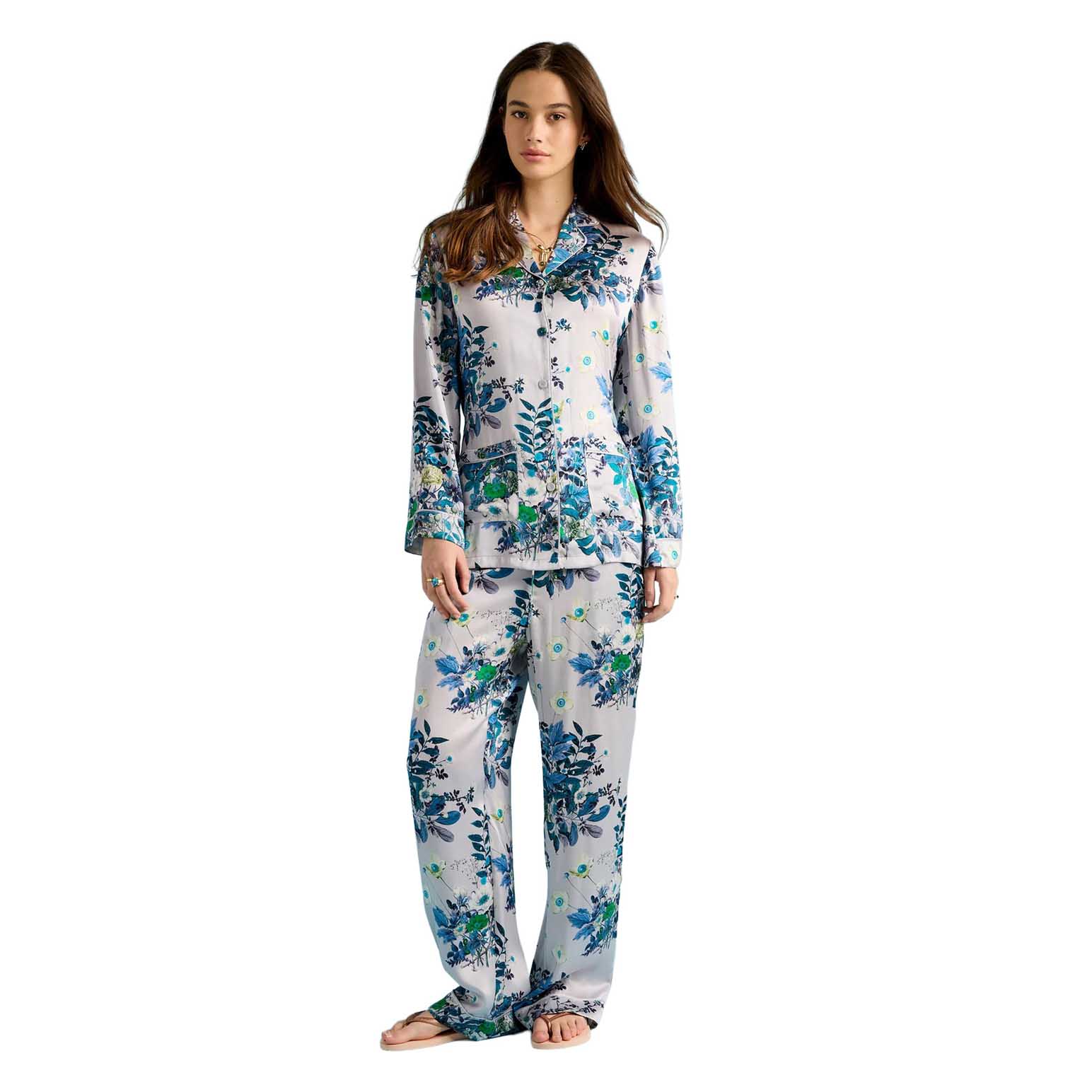 Papinelle x Karen Walker Love Letters Silk Wrap Pj